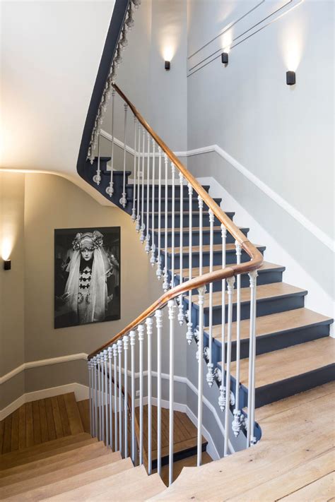 deco cage descalier idees relooking montee descalier renovation escalier bois renovation