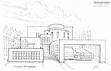 Drawing House Modern Drawings Big Mansion Architecture Simple Dream Portfolio Projects Mansions Building Architectural Sketches Paintingvalley Choose Board Plans Arccil sketch template