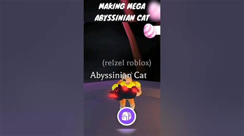 making mega neon abyssinian cat adopt  roblox youtube