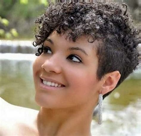 very short natural curly hairstyles for black women
