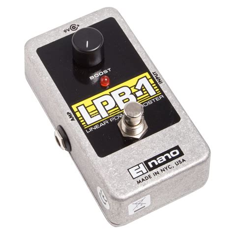 electro harmonix lpb  linear power booster gui tar effects pedal  store professional