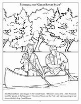 Coloring River Missouri Pages Boone Daniel Mississippi Getcolorings Getdrawings Countryside Drawing Printable Print Color Colorings Books sketch template