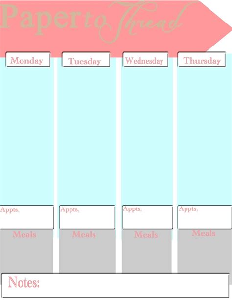 printable planner pages planner printables  planner pages