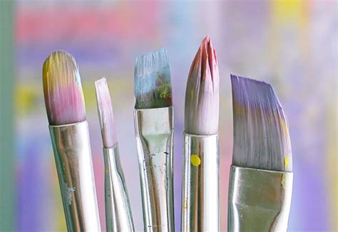 paint brushes  oil based paint  creative folk