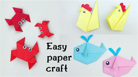easy paper craft easy craft  kids diy channel
