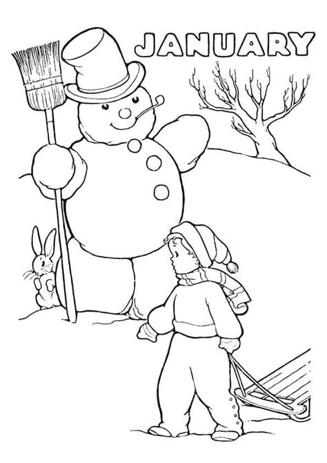 fun january coloring pages png  file