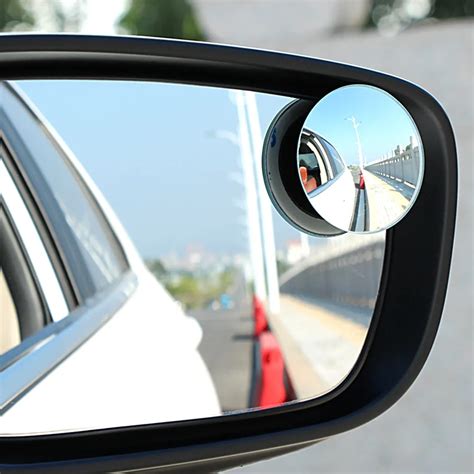 pair wide angle side  convex mirror rearview mirror car vehicle blind spot mirror small