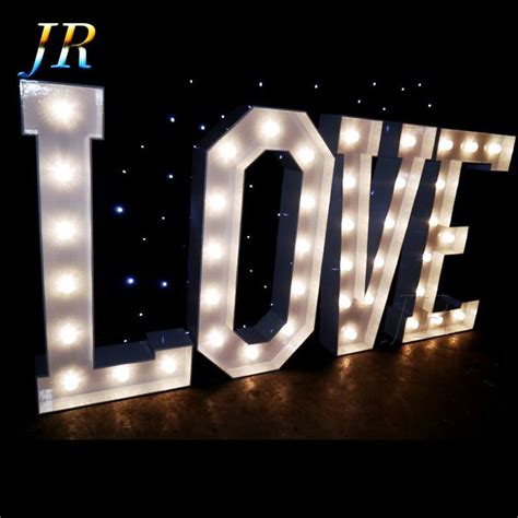 ft letter wall led large alphabet initial small marquee lights