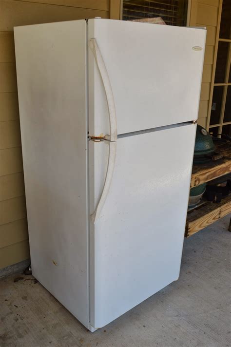 moving sale sold white frigidaire refrigerator