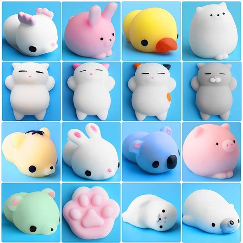 mochi squishies toys outee  pcs squishies cat stress mochi animals