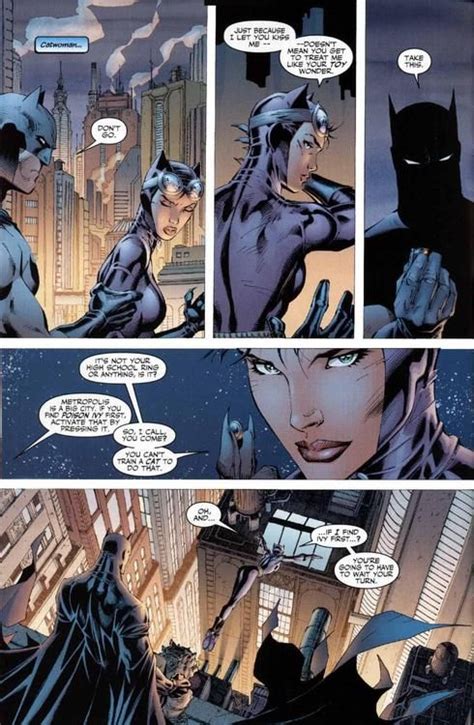 Batman And Catwoman In Hush Kissing Her Didn T Appease