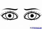 Eyes Drawing Eye Coloring Kids Draw Color Sheet Clipart Drawings Step Outline Easy Pages Tutorials Kid Colored Cartoon Clip People sketch template