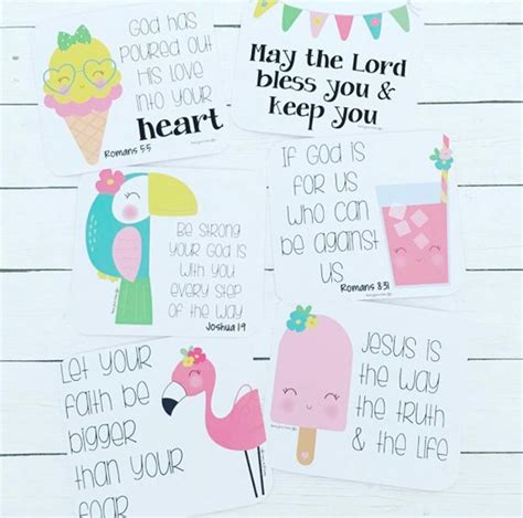 printable girly scripture cards scripture cards lunchbox