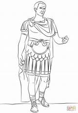 Roma Romanos Caesar Julius Obre Edificios sketch template