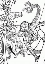 Coloring Spiderman Pages Colouring Kids sketch template