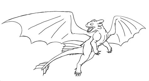 toothless   train  dragon coloring page coloringbay