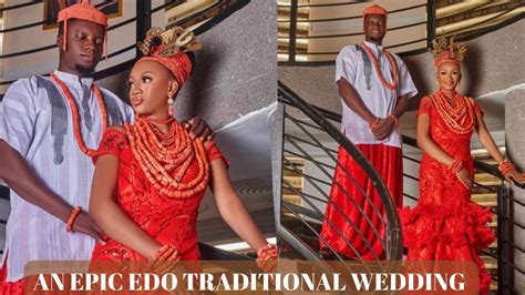 nigerian edo benin traditional wedding nigerian weddings   youtube