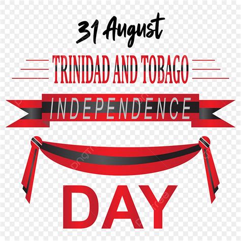 Trinidad And Tobago Vector Art Png Happy Independence Day Republic Of