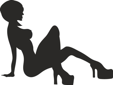 download jpeg and png stripper sexy girl silhouette lying down clipart
