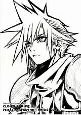 Cloud Coloring Strife Pages Final Fantasy Tidus Drawing Sodier Deviantart Sketch Crisis Core Vii Drawings Clipart Manga Lineart Phoenix Getcolorings sketch template