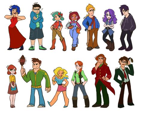 Stardew Valley Bachelors By Ylvanylan On Deviantart Stardew Valley