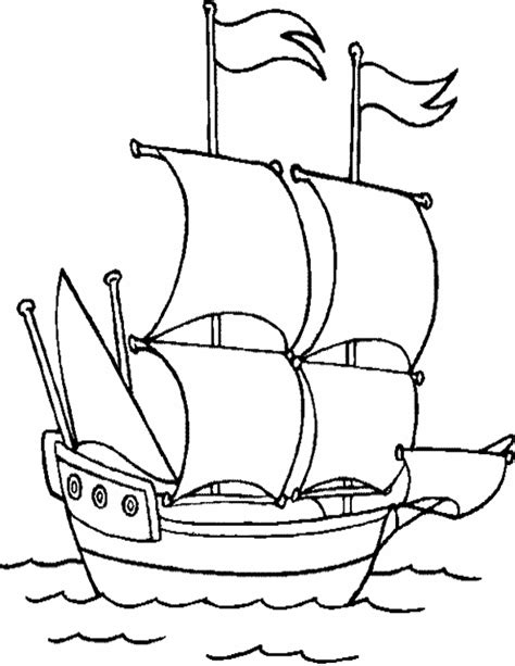 coloring pages  boat  printables