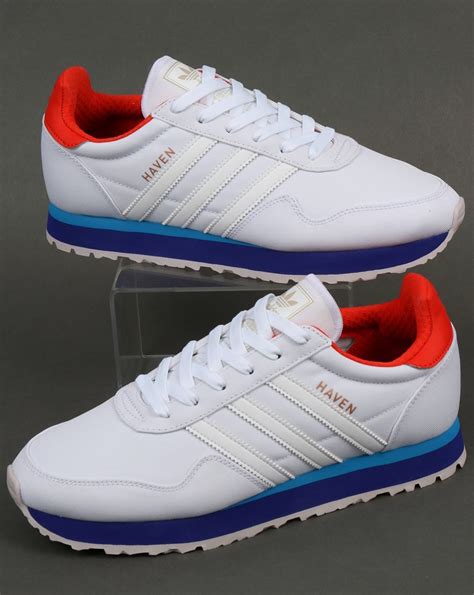 adidas originals haven trainers whiteorangeoriginalsrunnershoesmens