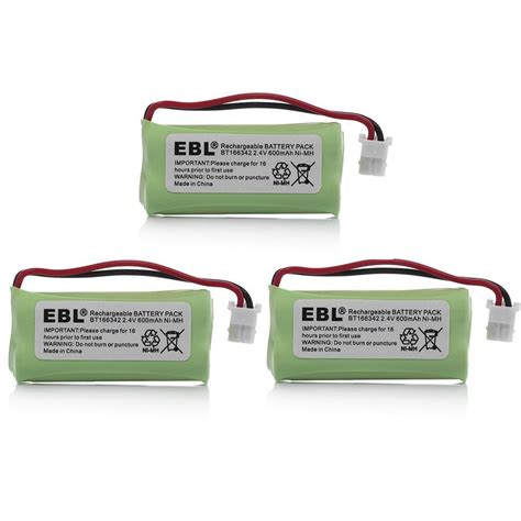ebl  pack  mah replacement battery  vtech bt bt el cl cordless