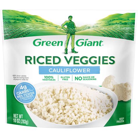 green giant riced veggies cauliflower  oz bag walmartcom
