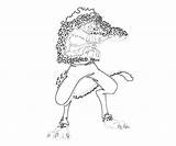Lucci Rob Piece Coloring Pages Character Another Bw sketch template