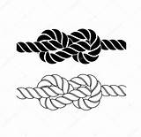 Rope Knot Vector Clipart Knotted Drawing Background Stock Nautical Getdrawings Logo Shutterstock Clipground sketch template