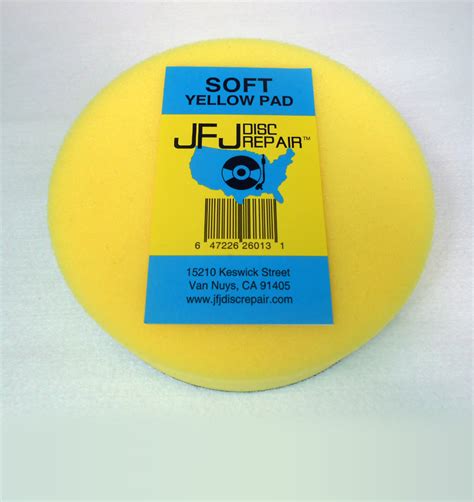 jfj soft yellow pad jfj media disc repair machines