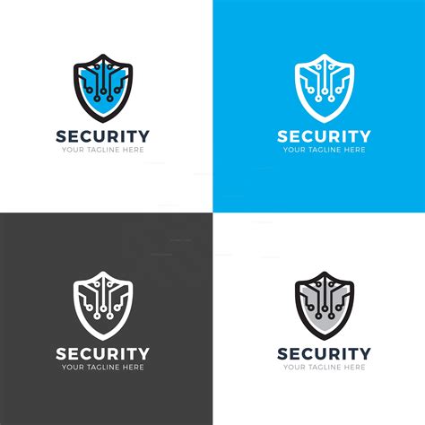 security shield modern logo design template  template catalog