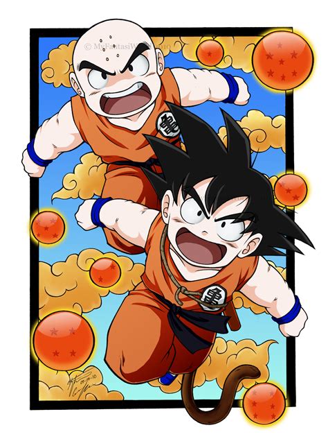 goku and krillin collab by carapau on deviantart