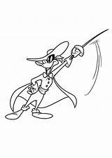 Zorro Netart Daffy Costume sketch template