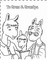 Coloring Llama Pages Activities Printable Grandpa Color Gram Pajama Red Mama Kids Llamas Card Book Print Penguin Own Comments sketch template