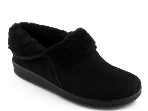 dames pantoffel zwart warm comfort pantoffels damesschoenen modashoesnl