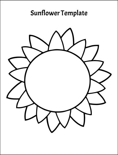 printable sunflower patterns printableecom