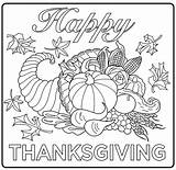 Thanksgiving Pages Kids Coloring Children Color Justcolor sketch template