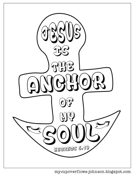 anchor coloring page thekidsworksheet