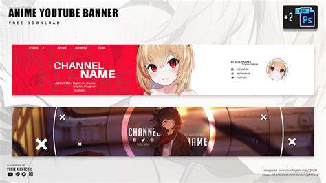 anime banner  template behance