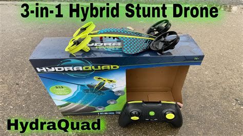 hydra quad    hybrid air  water stunt drone youtube