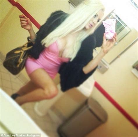 Courtney Stodden S Plunging Dress Threatens To Expose
