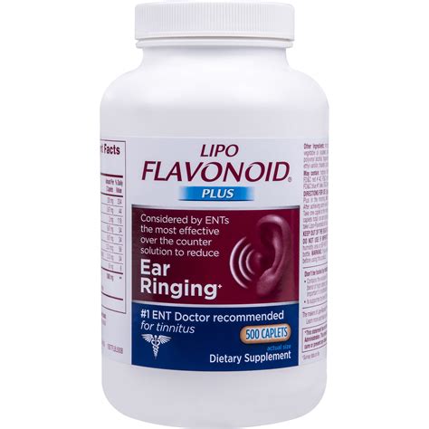 lipo flavonoid  ear health supplement  tinnitus  caplets