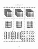 Base Blocks Ten Printable Math Block Thousands Value Place Bloques Cards Worksheets Templates Grade Para Multibase Imprimir Activities Printables Resources sketch template