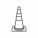 Cone Traffic Vector Pngtree Vectors sketch template