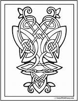 Celtic Coloring Pages Butterfly Designs Printable Irish Color Colouring Colorwithfuzzy Adults Scottish Knot Print Tattoos Gaelic Crosses Pattern Getcolorings Choose sketch template