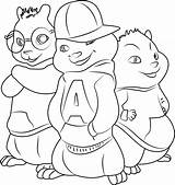 Chipmunks Cool Coloring Pages Kids Printable sketch template