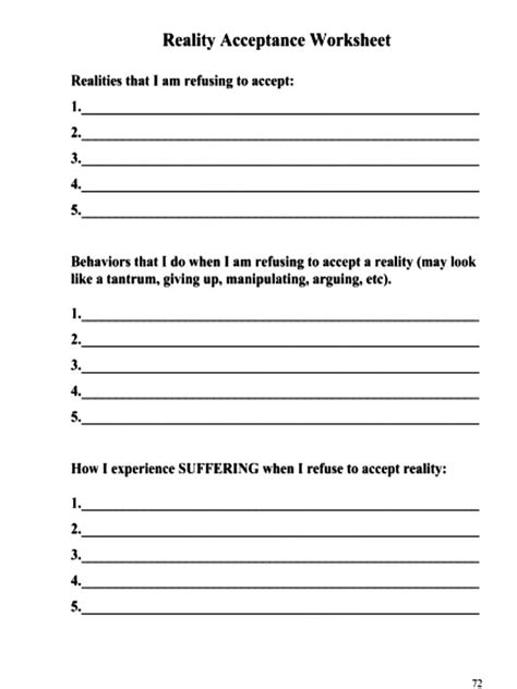 dbt worksheets  youth