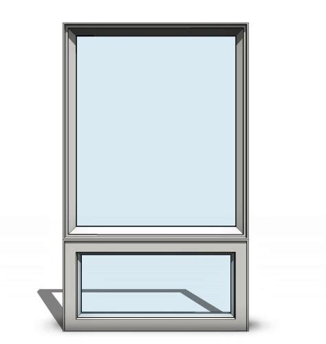 fixed windows revit  pro series  combination fixed  awning  bimsmith